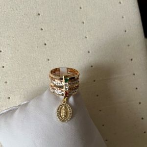 🌺 / NEW/ Stacking Ring - Virgin Mary- Design
